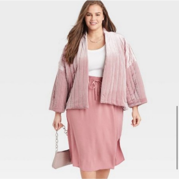 A New Day Pink Quilted Puffer Coat - Picture 5 of 5